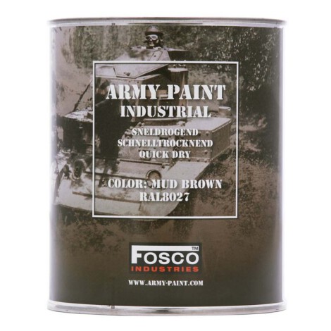 Verf literblikken mud brown