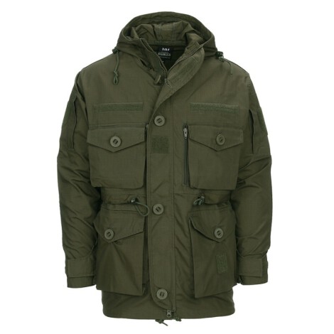129861 Smock parka groen