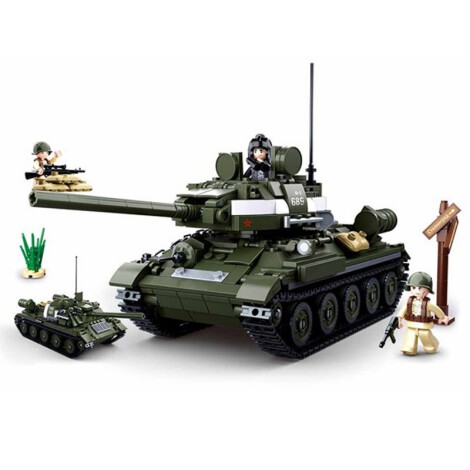 Sluban WWII Allied tank hunter M38-B0689