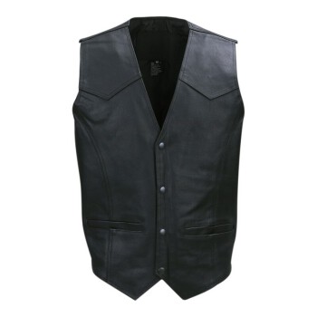 leren vest zonder opdruk