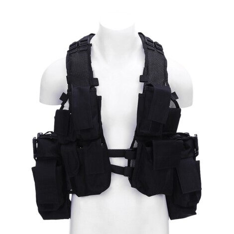 129464 Tactical vest zwart
