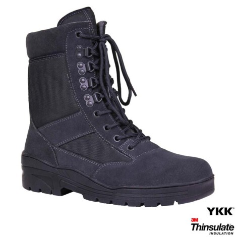 Pr. sniper boots with YKK zipper wolf grey